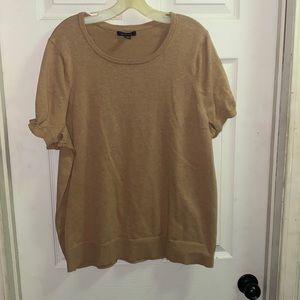 Women’s 2X lands end, short sleeve sweater, shirt